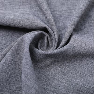 Grey Melange 4 Ways Stretch Tissu polyester pour le textile domestique 35 ans professionnel