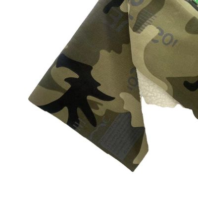 Dobby Style Multicam 100% Polyester Camo Polar Fleece Softshell Tissu pour une veste de plein air