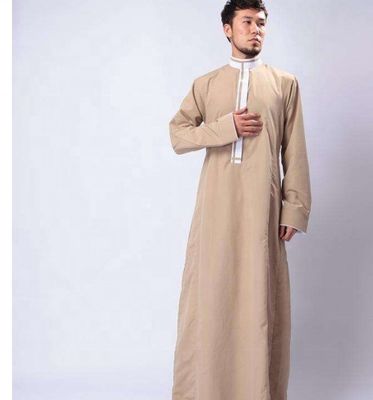 Vêtement arabe islamique en polyester ignifuge