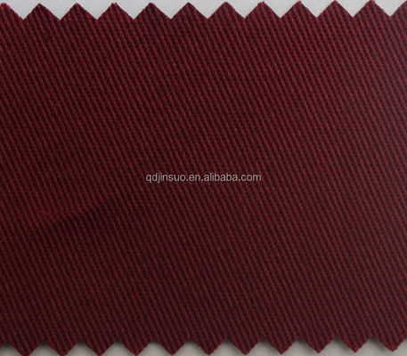 Polyester / coton teinture réactive vêtements de travail tissu respirant pour les besoins de tapisseries