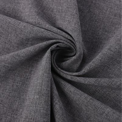Grey Melange 4 Ways Stretch Tissu polyester pour le textile domestique 35 ans professionnel