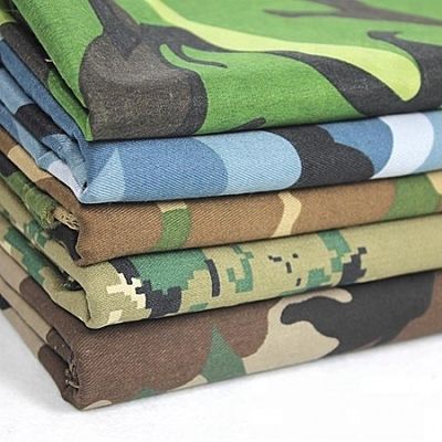 Tissu de mélange de coton polyester pour camouflage Uniforme de poids moyen et style TWILL