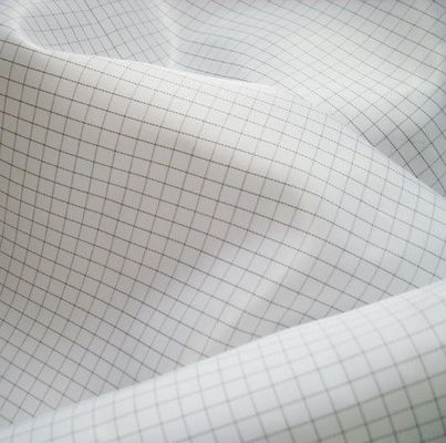 Polyester/coton Tissu de sécurité ESD antistatique pour les salles blanches, exempt de lingots, pour les vêtements de laboratoire