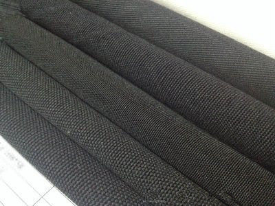 Épais noir 100% coton toile Tente imperméable Tissu général pour vêtements de travail Largeur 58/60