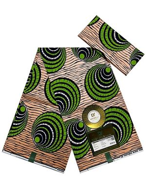 35 ans professionnel 100% polyester Kente Design Tissu d'impression à la cire 6yds pièce