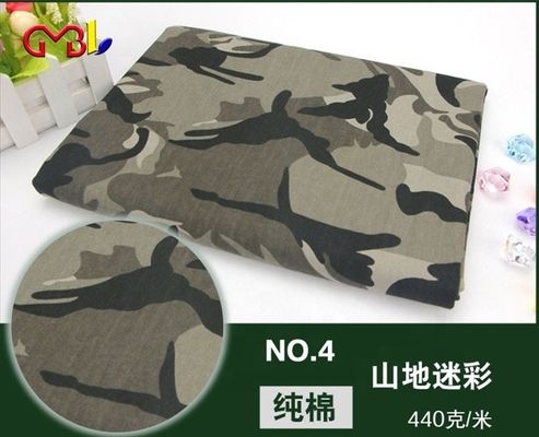 Poids moyen TC 240GSM Tissu uniforme de protection de l'impression numérique avec mélange de polyester