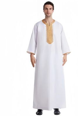 TR 80/20 Tissu de Thobe en polyester/viscose pour vêtements Toyobo islamiques musulmans