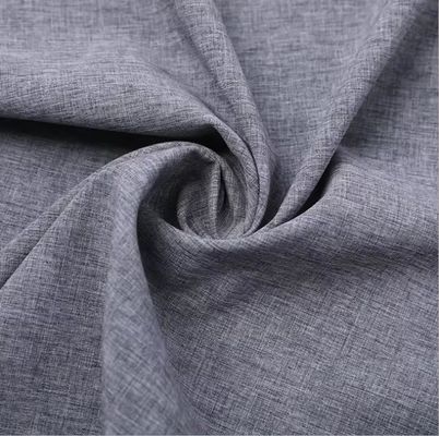 Jinsuo Grey Melange 4 façons d'étirer le tissu tissé avec un poids moyen et une densité de 130 x 70