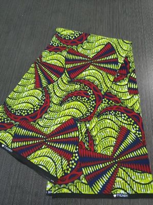 100% coton réel cire africaine Ankara Tissu avec type de fil cardé et motif BATIK