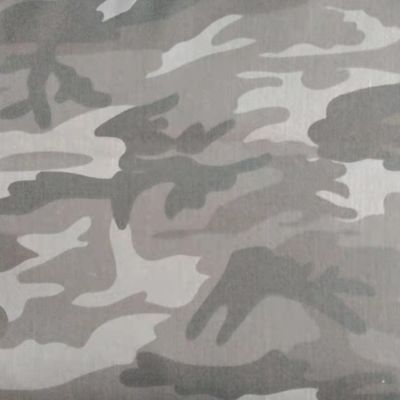 Tissu de camouflage de poids moyen Polyester/matériau coton 190gm Impression jungle/désert/océan