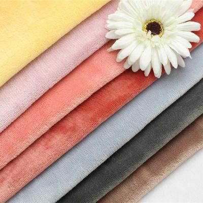 Tissu de flanelle à mémoire de polyester 100% confortable et durable pour textile domestique