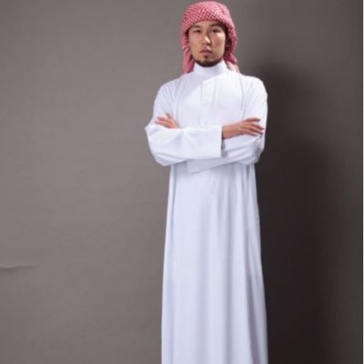 Vêtement arabe islamique en polyester ignifuge