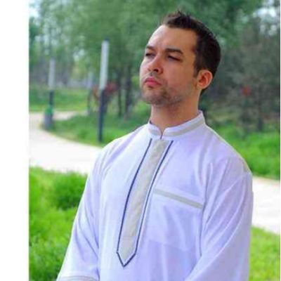Vêtement arabe islamique en polyester ignifuge