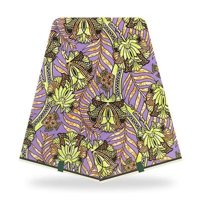 Tissu Ankara 100% coton aux couleurs vives pour les vêtements et les vêtements imprimés à la cire africaine