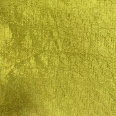 Tissu revêtu d'un revêtement hydrofuge métallique brillant revêtu d'un revêtement en nylon pour veste