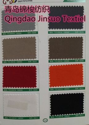 Polyester coton 190-195gm Tissu de vêtements de travail à tige pour les exigences de vêtements de travail lourds