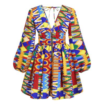 Super Wax Hollandais Tissu 100% coton pour vêtements africains Robe largeur 57/58 &quot; Style DOT
