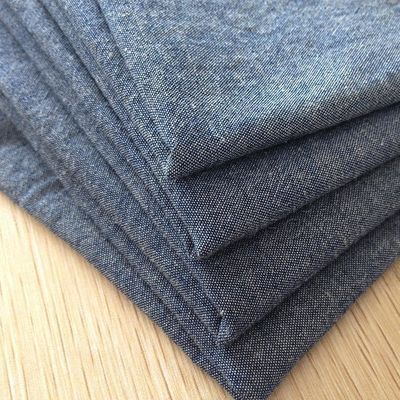 Tissé 180 gm 230 gm 300 gm Lavé 100% coton Twill Fil teint Denim Tissu pour Jeans