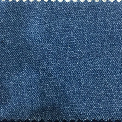 Tissu en denim tissé pour jeans 180 gm 230 gm 300 gm Lavé 100% coton Twill Fil teint