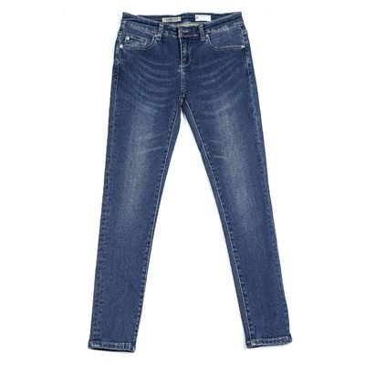 Poids moyen 180gm 230gm 300gm Lavé 100% coton Twill Fil teint Denim Tissu pour les jeans