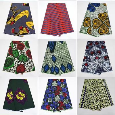 Tissus Kente pour le Ghana Impression de cire 100% coton étiré 57/58 &quot; largeur vêtements africains