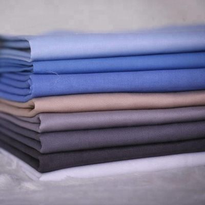 Tissus de lin à motifs SOLIDS 65% Tissu en polyester pour vêtements de travail personnalisés