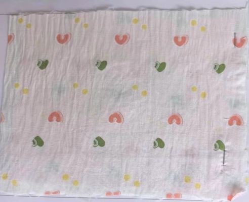 Tissu d'impression de maillot de coton tricoté antistatique pour vêtements avec matériau respirant