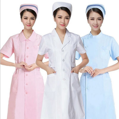 Tissus polyester/coton à poids moyen T/C 65% 35% Tissu pour vêtements de travail pour infirmiers