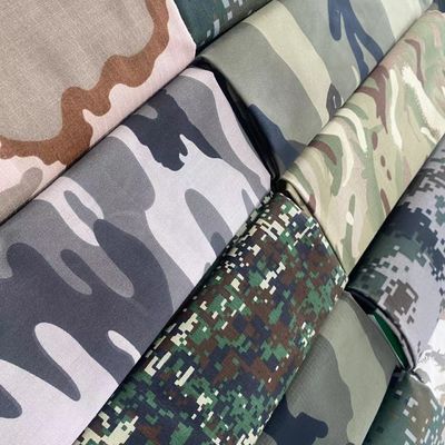 80% polyester 20% coton TC imperméable à l'eau multi-caméra camouflage