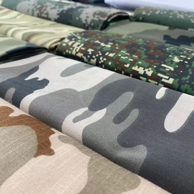 80% polyester 20% coton TC imperméable à l'eau multi-caméra camouflage