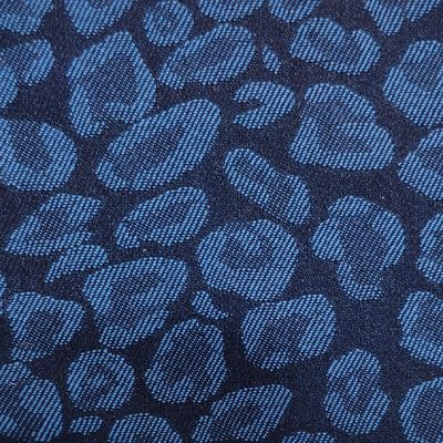 Tissu en denim à 4 voies, séché rapidement et à motif léopard