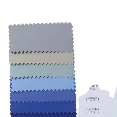Fabrication à base de tissu de coton 100% ignifuge pour les matériaux de vêtement en feuille irisée