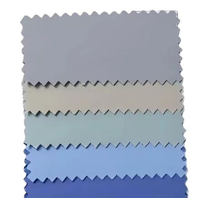 Fabrication à base de tissu de coton 100% ignifuge pour les matériaux de vêtement en feuille irisée