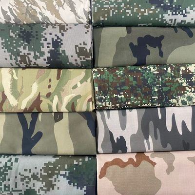 Tissu de camouflage à haute résistance à la déchirure en coton poly, parfait pour le marché du Moyen Orient.